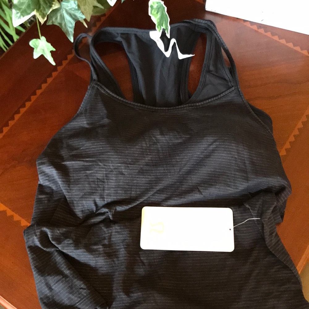 NWT Lululemon Black Tough It Out Tank